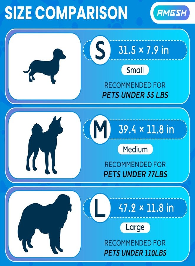 AMGSH Dog Whelping Box, Foldable Birthing Pool for Dogs, Whelping Pool for Puppies, Poartable Plastic Swimming Pool & Bath Tub for Dogs, Blue (Blue, 31.5” Dia. × 7.9” H (80cm × 20cm)) - Image 2